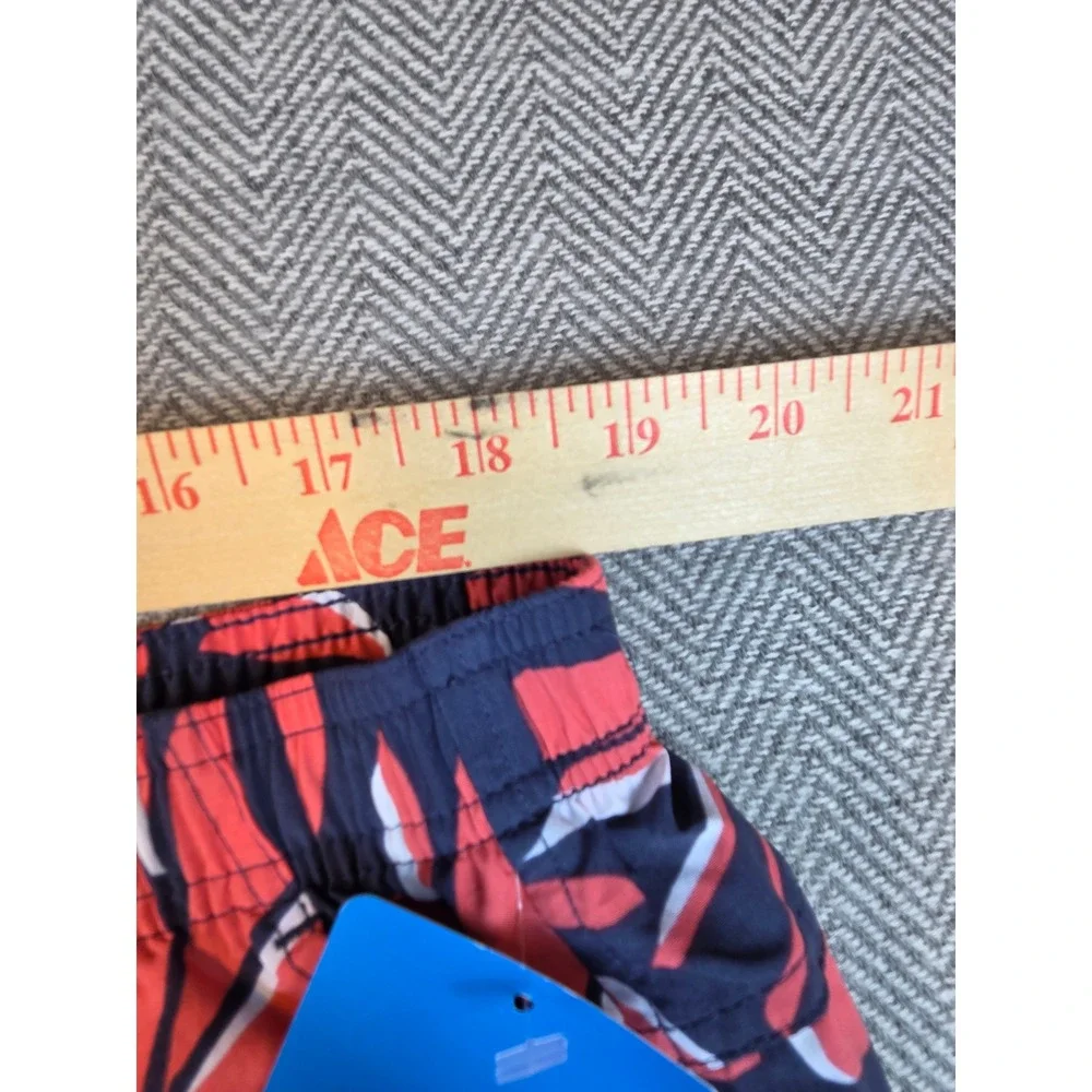Columbia Sandy River II Printed Shorts Womens 2X Navy Red Leaf AW1418-470 NEW